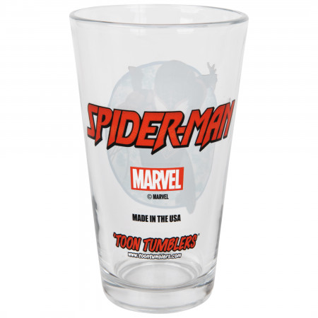 Marvel Comics Spider-Man Miles Morales Toon Tumblers Pint Glass